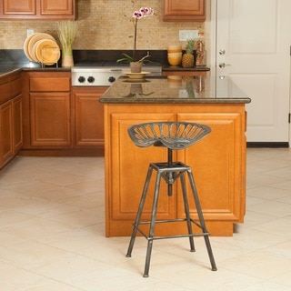 Chapman Iron Saddle Bar Stool by Christopher Knight Home