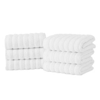 Maxima Turkish Combed Cotton Hand Towel (Set of 6)