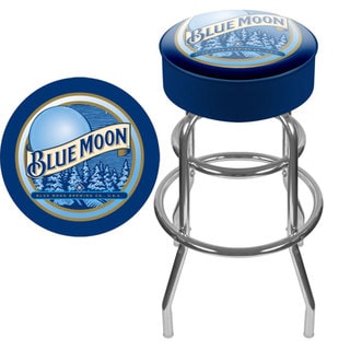 Blue Moon Padded Bar Stool