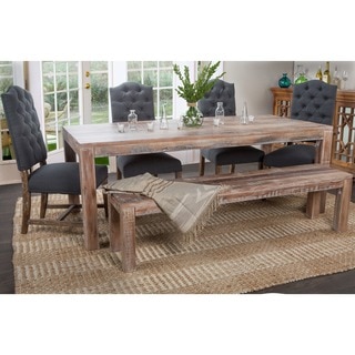 slide 1 of 1, Carbon Loft Bell Reclaimed Wood 82-inch Dining Table