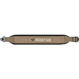 Mossy Oak Hunting Caston Series Padded Rifle Sling Taupe with Black Trim