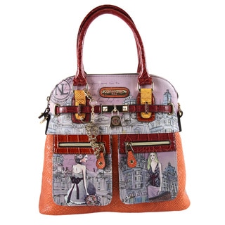 Nicole Lee Suzy's Collection Claire Blocked Eru Print Tote
