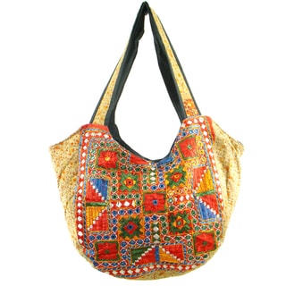 Handmade Colorful Embroidered Traditional Banjara Hobo Bag (India)