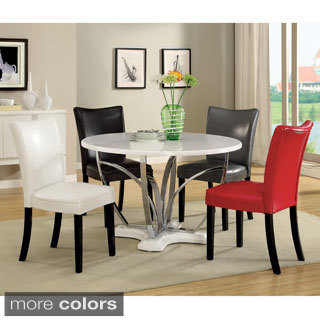 Furniture of America 'Zelby' 48-inch Round High-gloss Contemporary Dining Table