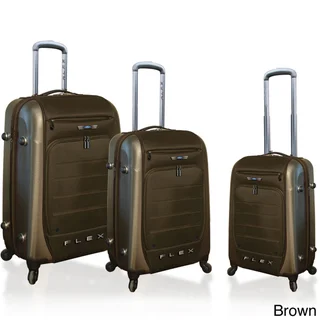 Traveler's Club Ford Flex Series 3-piece Expandable Spinner Hybrid Luggage Set