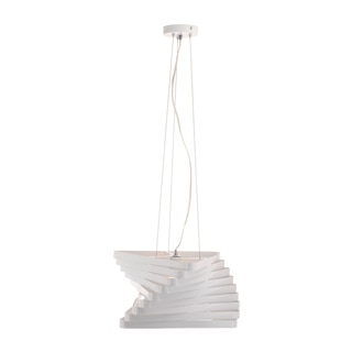 'Millennia' White Geometric Ceiling Lamp
