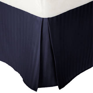 Microfiber Stripe 15-inch Drop Bedskirt