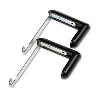 Quartet Black/ Aluminum Adjustable Cubicle Hangers (Set of 2)