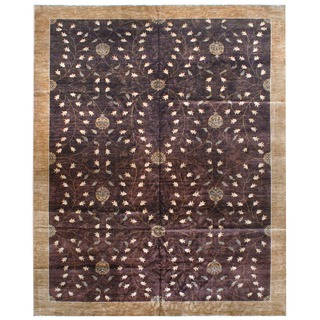 Herat Oriental Afghan Hand-knotted Vegetable Dye Wool Rug (12' x 14'10)