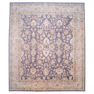 Herat Oriental Afghan Hand-knotted Vegetable Dye Wool Area Rug (12'4 x 14'2)