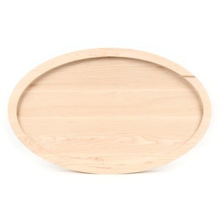 Bigwood Boards Monogrammed Oval Maple Cutting Board