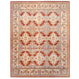 Herat Oriental Afghan Hand-knotted Vegetable-dyed Wool Rug (11'9 x 15'5)