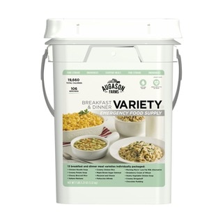 Augason Farms Breakfast and Dinner Variety Emergency Food Supply Pail