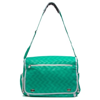 Silhouette Portrait Teal Tote Bag