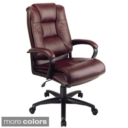 Office Star Products Work Smart Leather Chair