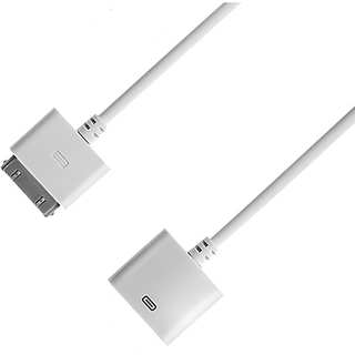 4XEM 30-Pin Dock Extension Cable (17 Core) for iPhone/iPad/iPod