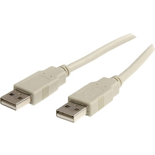 4XEM 6FT USB 2.0 Cable A To A (Beige)
