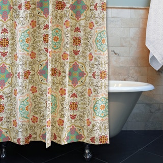 Greenland Home Fashions Esprit Spice Print Shower Curtain