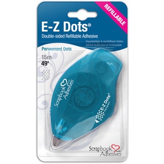 EZ Dots Refillable Dispenser W/Permanent Adhesive 49ft-Permanent