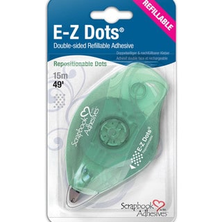 3L EZ Dots Refillable Dispenser W/Repositionable Adhesive 49ft-Repositionable