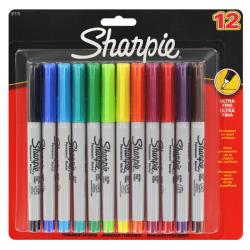 Sharpie Ultra-fine Assorted Colors Permanent Markers (Pack of 12)