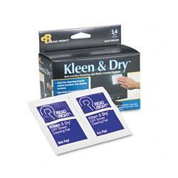 Read Right Kleen & Dry Screen Cleaner Wet Wipes