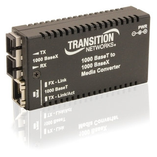 Transition Networks Mini Gigabit Ethernet Media Converter