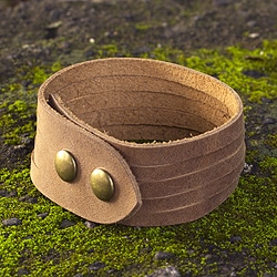 Men's Handcrafted Leather 'Equestrian' Bracelet (Mexico)