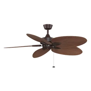 Fanimation Windpointe 52-inch Rust with Palm Blades Ceiling Fan
