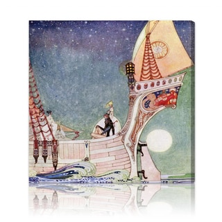 Oliver Gal 'Magical Boat' Canvas Art