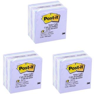 Post-it Notes Cube, 3? x 3? in Poppy Wave