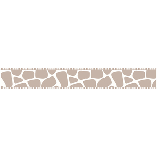 Sweet JoJo Designs Taupe and Off-white Giraffe Wall Border