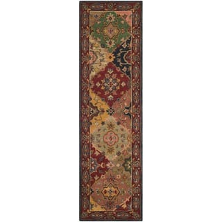 Safavieh Handmade Heritage Timeless Traditional Red Wool Rug (2'3 x 14')