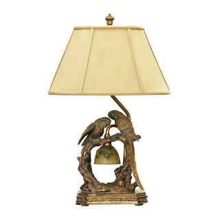 Dimond Lighting Twin Parrots 1-light Atlanta Bronze Table Lamp