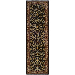 Safavieh Handmade Heritage Timeless Traditional Black/ Red Wool Rug (2'3 x 22')