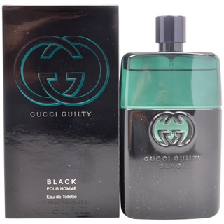 Gucci Guilty Black Pour Homme Men's 3-ounce Eau de Toilette Spray