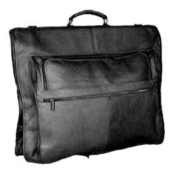 David King Leather 204 Deluxe Garment Bag Black