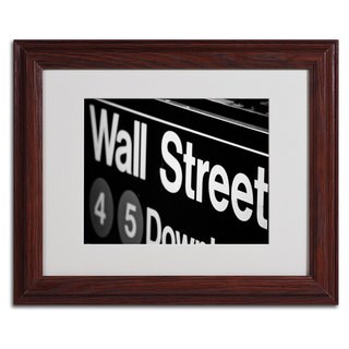 Yale Gurney 'Wall Street Next' Framed Matted Art