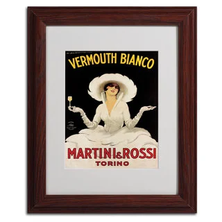 Marcello Dudovich 'Vermouth Bianco Martini & Rossi' Framed Matted Art