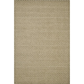 Hand-knotted Franklin Dune Wool Area Rug (5' x 7'6)