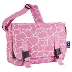 Wildkin Pink Giraffe Jumpstart Messenger Bag