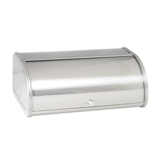 17.5-inch Brushed Stainless Steel Bread Box