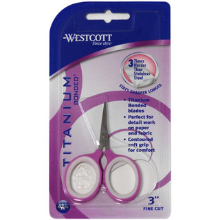Wescott 3" Titanium Straight Scissor-Purple
