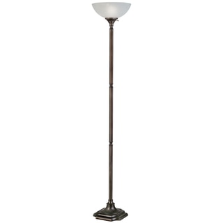 Greenwood 72-inch High With Burnished Bronze Finish 1-light Indoor Torchiere