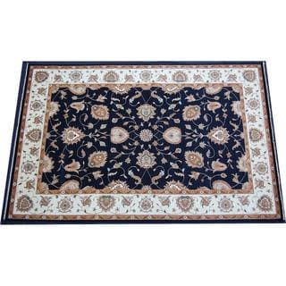 Herat Oriental Indo Hand-knotted Vegetable Dye Wool Rug (12' x 18'2)