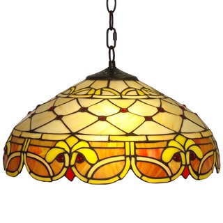Amora Lighting Tiffany-style Style Classic 2-light Pendant Lamp