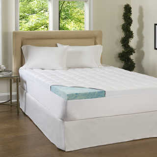 ComforPedic Loft from Beautyrest 4.5-inch Supreme Gel Memory Foam and Fiber Mattress Topper with Cover