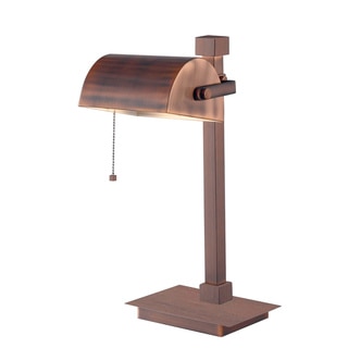 Yuma 16-inch High With Vintage Copper Finish Desk Lamp