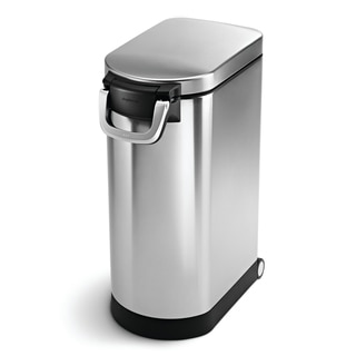 simplehuman X-Large Pet Food Storage Can - Stainless Steel