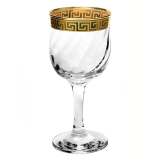 Lorren Home Trends Florence White Wine Glasses (Set of 4)
